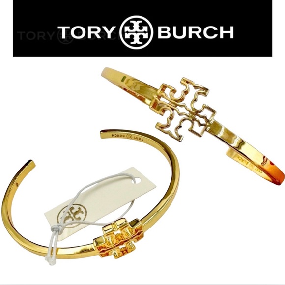 TORY BURCH Gold Tone Cuff Bracelet NWT